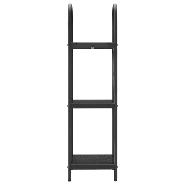 Regal Schwarze Eiche 40 x 30 x 109 cm Holzwerkstoff