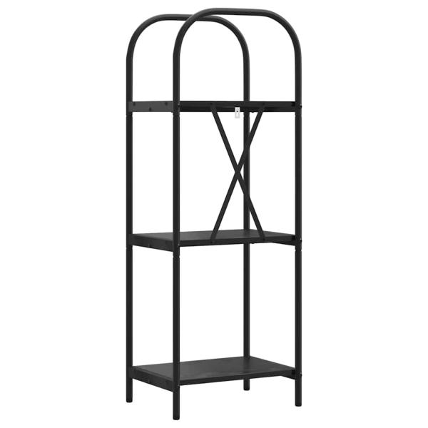 Regal Schwarze Eiche 40 x 30 x 109 cm Holzwerkstoff