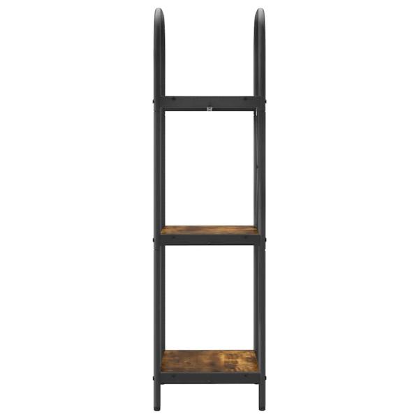 Regal Räuchereiche 40 x 30 x 109 cm Holzwerkstoff