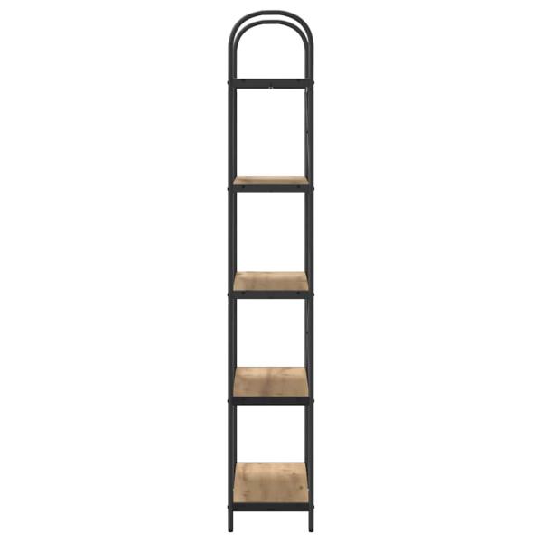 Regal Eiche handwerklich 80 x 30 x 183 cm Holzwerkstoff