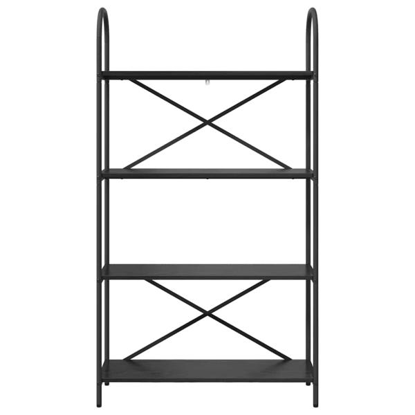 Regal Schwarze Eiche 80 x 30 x 146 cm Holzwerkstoff