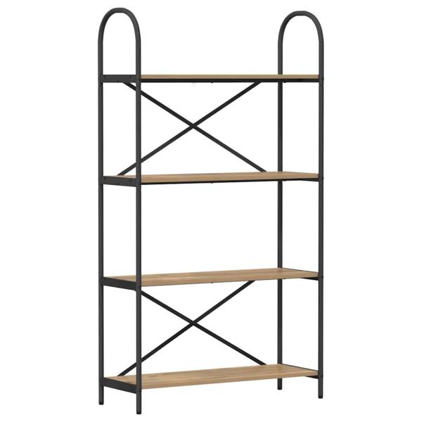 Regal Eiche handwerklich 80 x 30 x 146 cm Holzwerkstoff