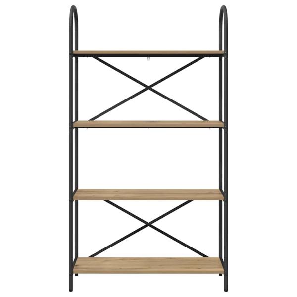 Regal Eiche handwerklich 80 x 30 x 146 cm Holzwerkstoff