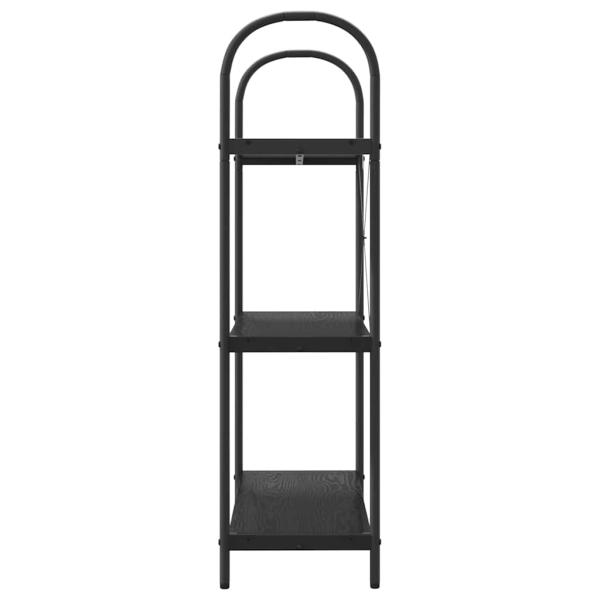 ARDEBO.de - Bücherregal 3 Ebenen 80 x 30 x 109 cm Holzwerkstoff