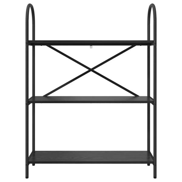 Bücherregal 3 Ebenen 80 x 30 x 109 cm Holzwerkstoff