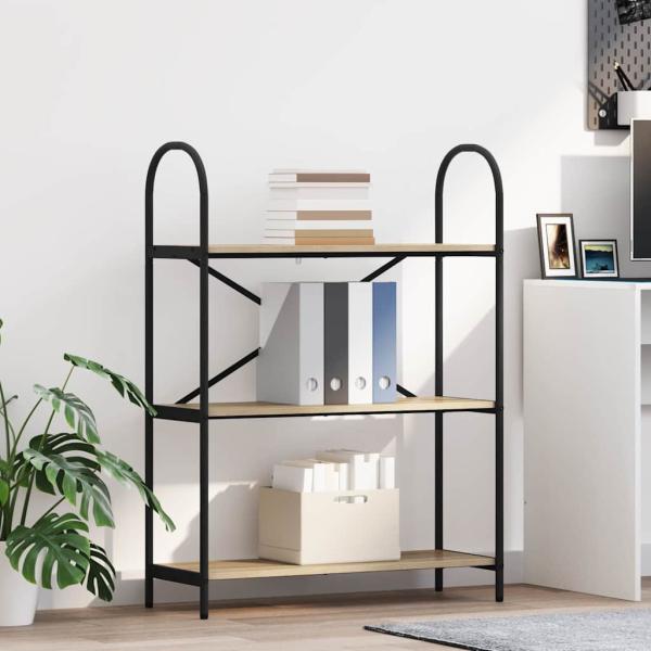 ARDEBO.de - Regal Sonoma Eiche 80 x 30 x 109 cm Holzwerkstoff