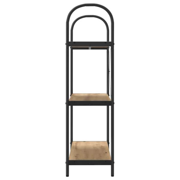 Regal Eiche handwerklich 80 x 30 x 109 cm Holzwerkstoff