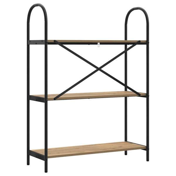 Regal Eiche handwerklich 80 x 30 x 109 cm Holzwerkstoff