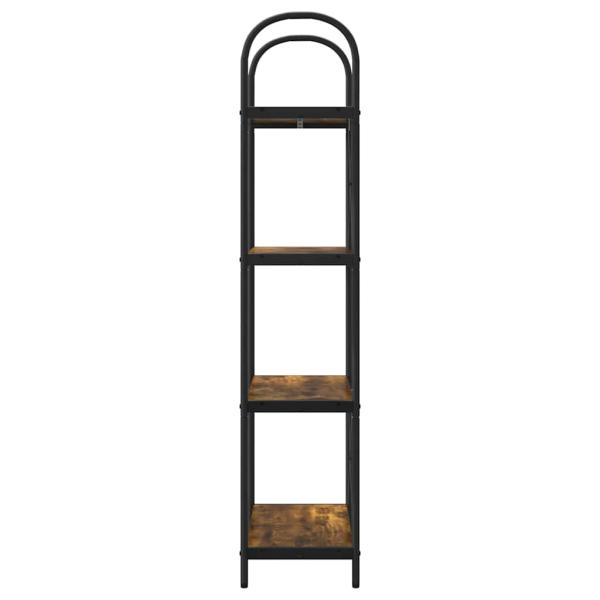 ARDEBO.de - Regal Räuchereiche 60 x 30 x 146 cm Holzwerkstoff