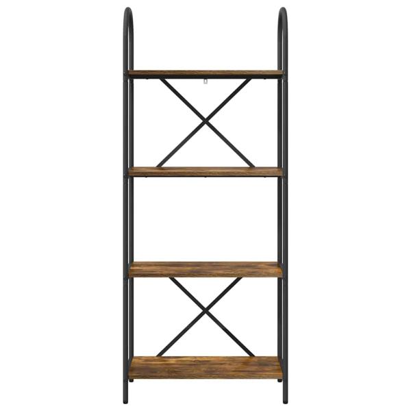 Regal Räuchereiche 60 x 30 x 146 cm Holzwerkstoff