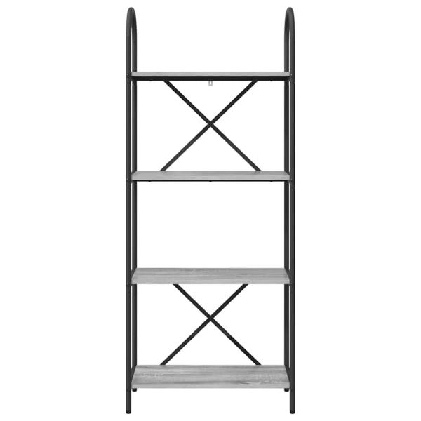 Regal Grau Sonoma 60 x 30 x 146 cm Holzwerkstoff