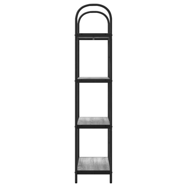 Regal Grau Sonoma 60 x 30 x 146 cm Holzwerkstoff