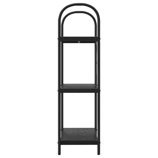 Regal Schwarze Eiche 60 x 30 x 109 cm Holzwerkstoff