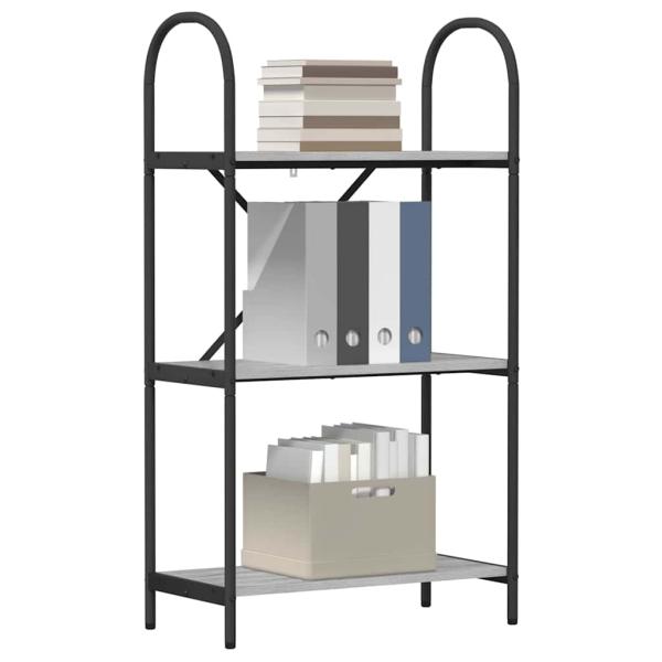 Regal Grau Sonoma 60 x 30 x 109 cm Holzwerkstoff