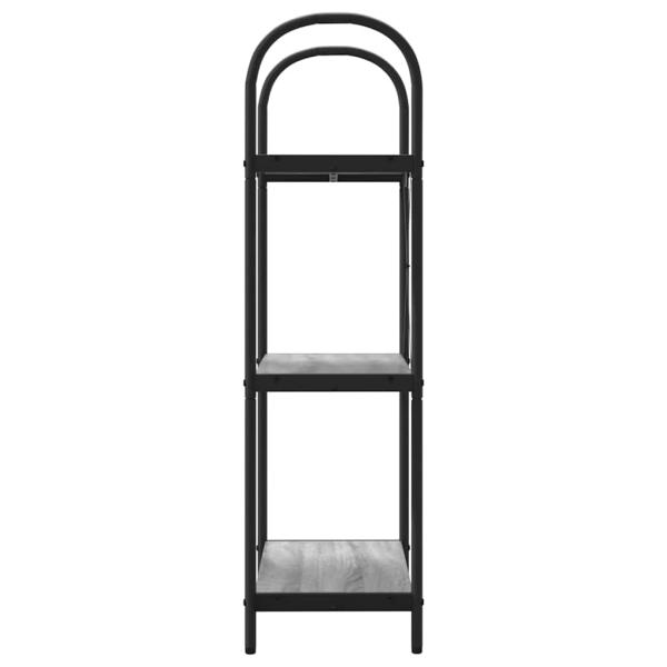 Regal Grau Sonoma 60 x 30 x 109 cm Holzwerkstoff