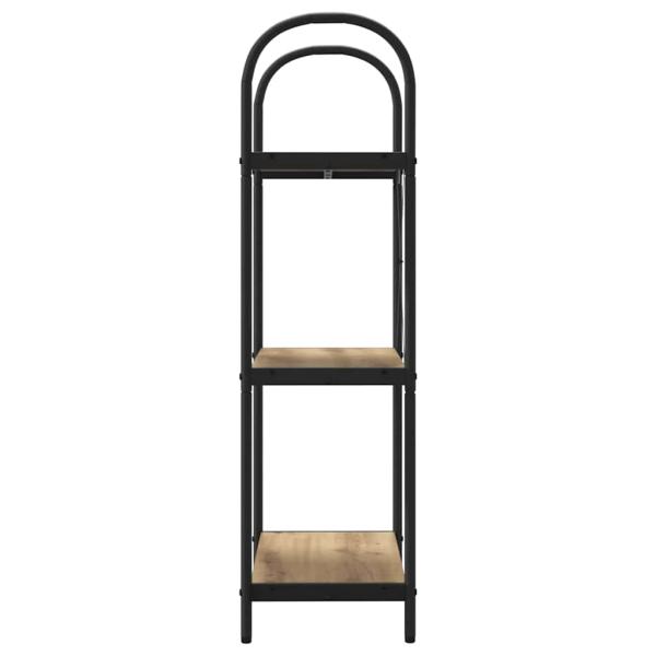 Regal Eiche handwerklich 60 x 30 x 109 cm Holzwerkstoff