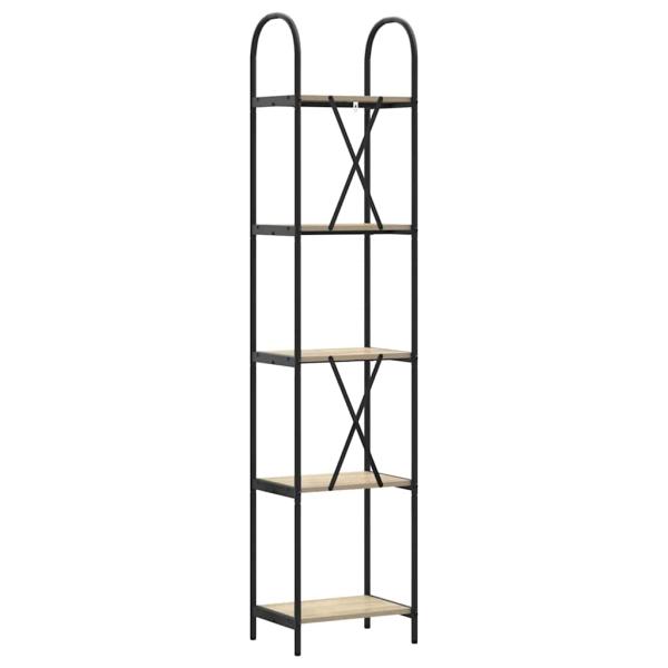 Regal Sonoma Eiche 40 x 30 x 183 cm Holzwerkstoff