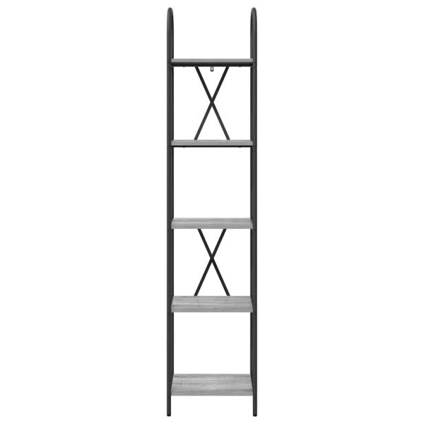 Regal Grau Sonoma 40 x 30 x 183 cm Holzwerkstoff