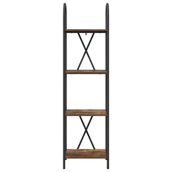 Regal Räuchereiche 40 x 30 x 146 cm Holzwerkstoff