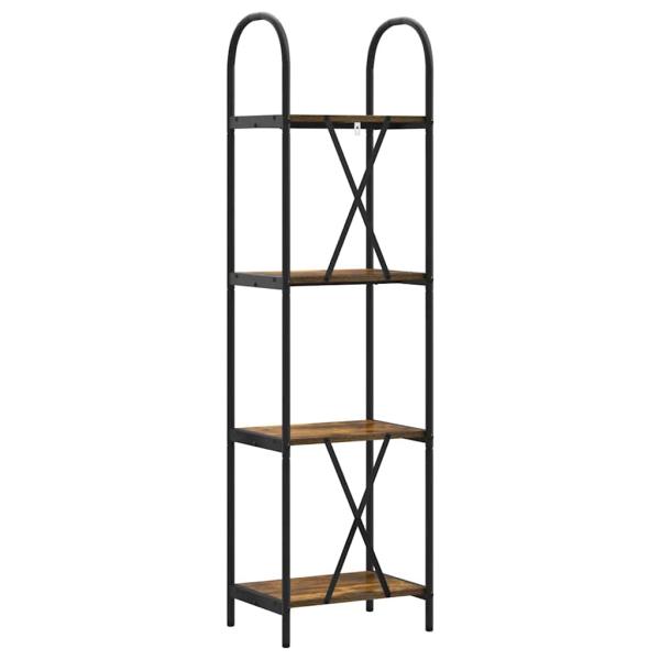 Regal Räuchereiche 40 x 30 x 146 cm Holzwerkstoff