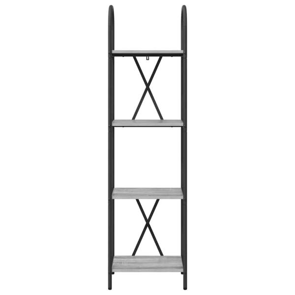 Regal Grau Sonoma 40 x 30 x 146 cm Holzwerkstoff