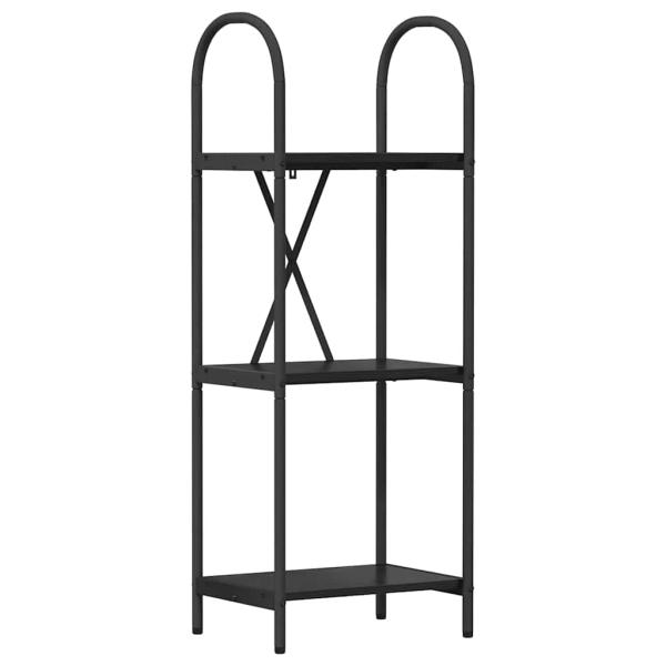 Regal Schwarze Eiche 40 x 30 x 109 cm Holzwerkstoff