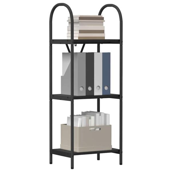 Regal Schwarze Eiche 40 x 30 x 109 cm Holzwerkstoff