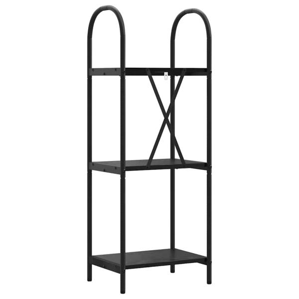 Regal Schwarze Eiche 40 x 30 x 109 cm Holzwerkstoff