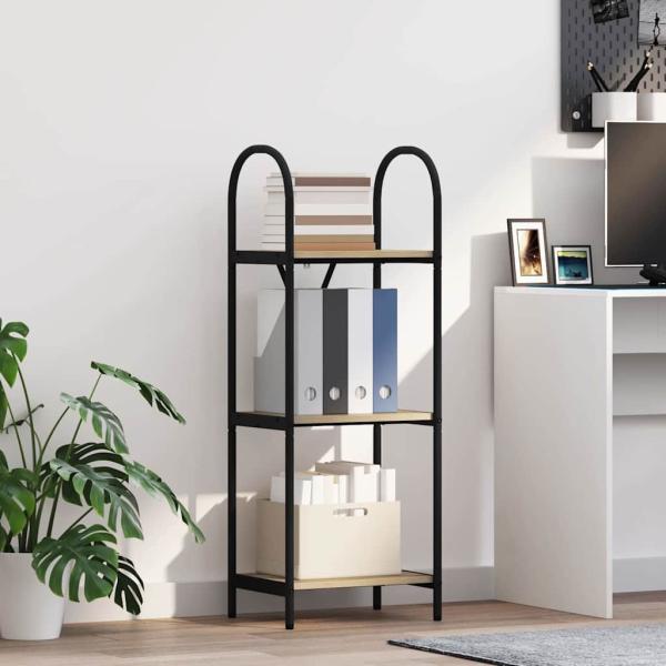 ARDEBO.de - Regal Sonoma Eiche 40 x 30 x 109 cm Holzwerkstoff