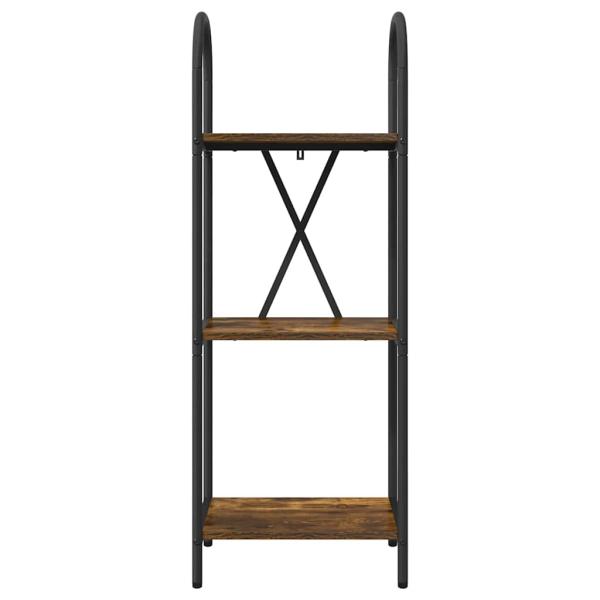 ARDEBO.de - Regal Räuchereiche 40 x 30 x 109 cm Holzwerkstoff