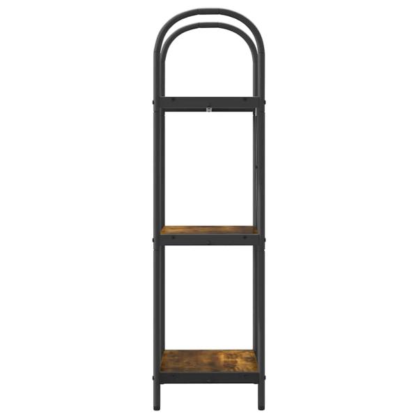 Regal Räuchereiche 40 x 30 x 109 cm Holzwerkstoff