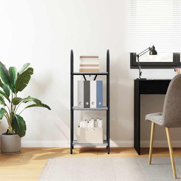 Regal Grau Sonoma 40 x 30 x 109 cm Holzwerkstoff