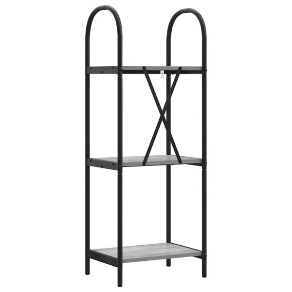 Regal Grau Sonoma 40 x 30 x 109 cm Holzwerkstoff