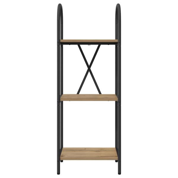 Regal Eiche handwerklich 40 x 30 x 109 cm Holzwerkstoff