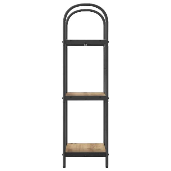 Regal Eiche handwerklich 40 x 30 x 109 cm Holzwerkstoff