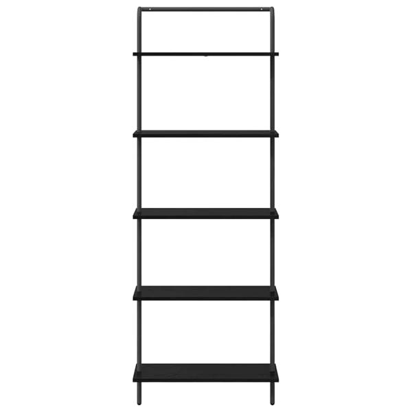 Regal Schwarze Eiche 60 x 24 x 168 cm Holzwerkstoff