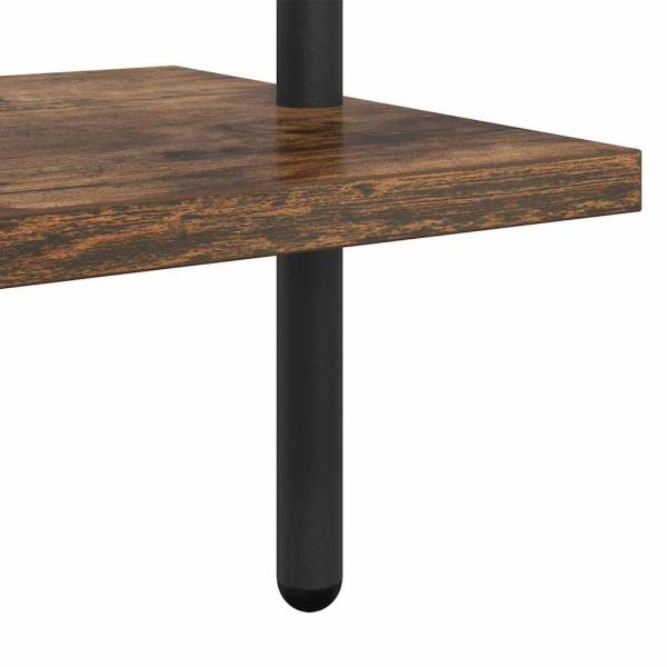 Regal Räuchereiche 60 x 24 x 168 cm Holzwerkstoff