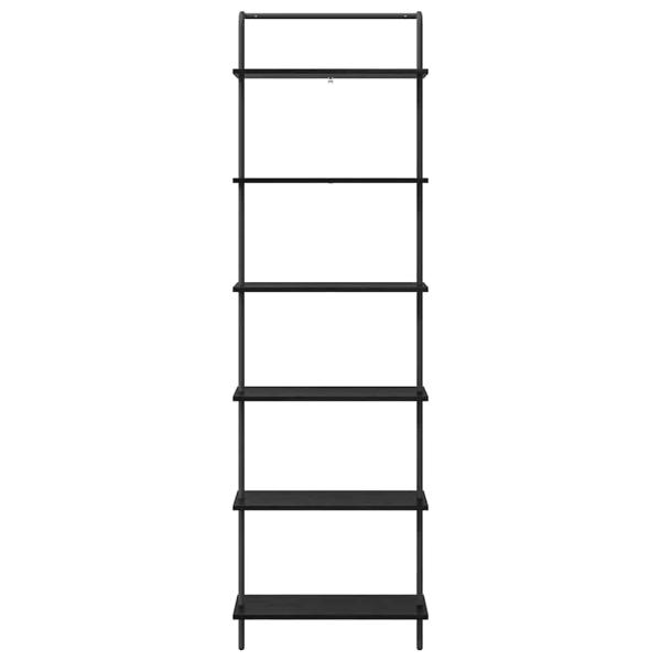 Regal Schwarze Eiche 60 x 24 x 203 cm Holzwerkstoff