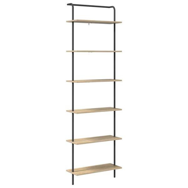 Regal Sonoma Eiche 60 x 24 x 203 cm Holzwerkstoff
