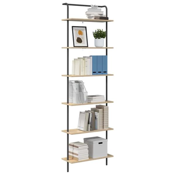 Regal Sonoma Eiche 60 x 24 x 203 cm Holzwerkstoff