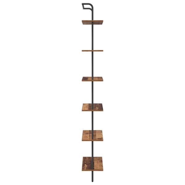 Regal Altholz 60 x 24 x 203 cm Holzwerkstoff