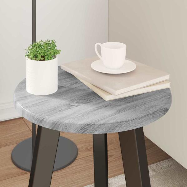 Tischplatte Grau Sonoma 30 x 30 x 1,5 cm Holzwerkstoff