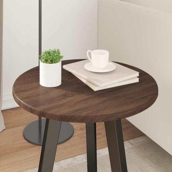Tischplatte Braune Eiche 40 x 40 x 1.5 cm Holzwerkstoff