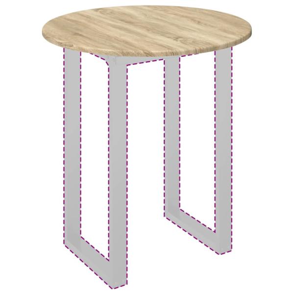 Tischplatte Sonoma Eiche 60 x 60 x 1.5 cm Holzwerkstoff