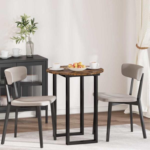 ARDEBO.de - Tischplatte Räuchereiche 60 x 60 x 1.5 cm Holzwerkstoff