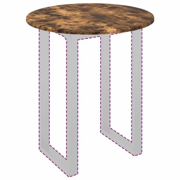 Tischplatte Räuchereiche 60 x 60 x 1.5 cm Holzwerkstoff