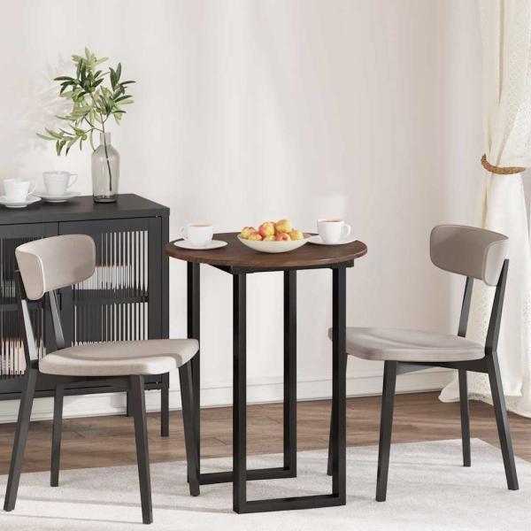 ARDEBO.de - Tischplatte Braune Eiche 60 x 60 x 1.5 cm Holzwerkstoff