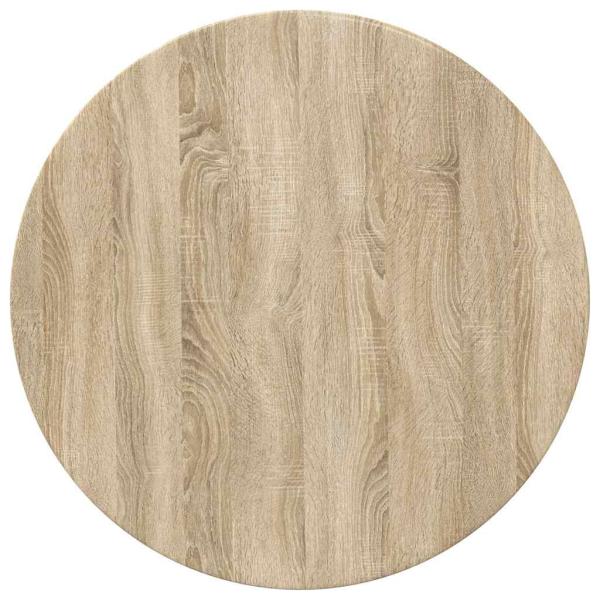 Tischplatte Sonoma Eiche 70 x 70 x 1.5 cm Holzwerkstoff