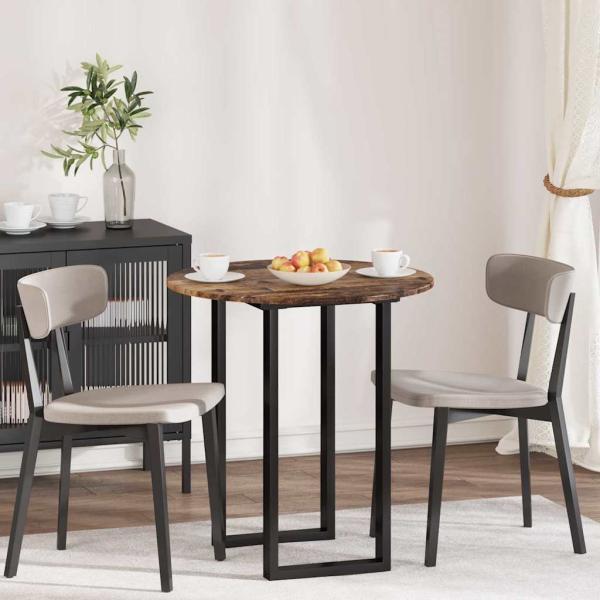 ARDEBO.de - Tischplatte Altholz 70 x 70 x 1.5 cm Holzwerkstoff