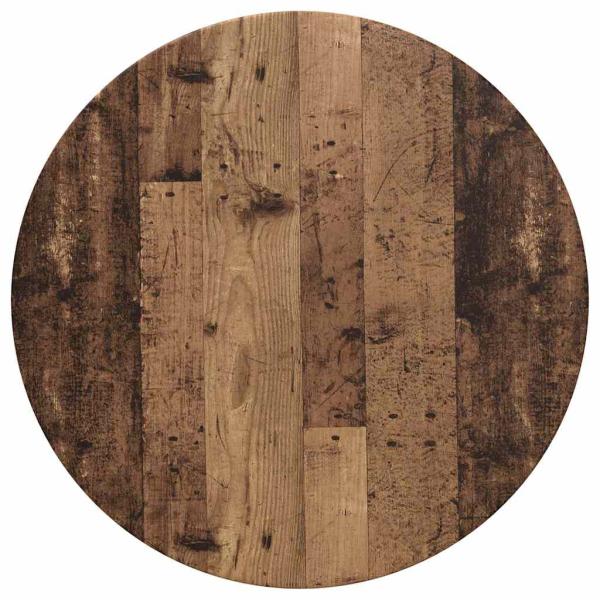 Tischplatte Altholz 70 x 70 x 1.5 cm Holzwerkstoff